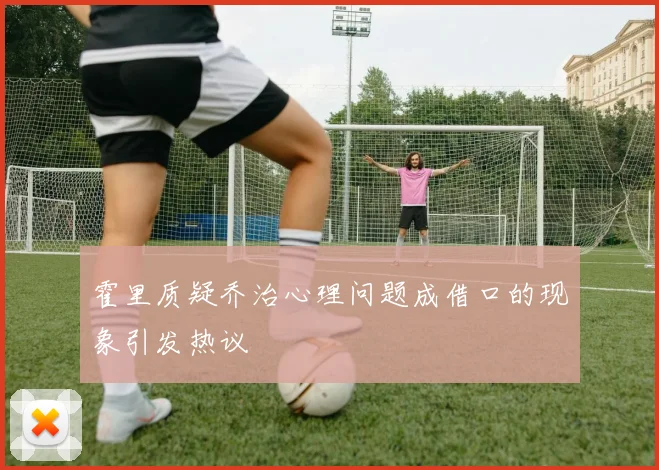 霍里质疑乔治心理问题成借口的现象引发热议